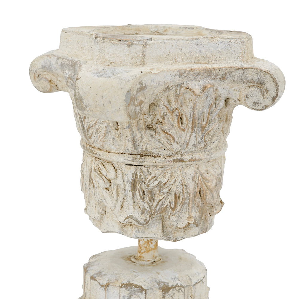 ROMAN RUIN CANDLE HOLDER - ROUND