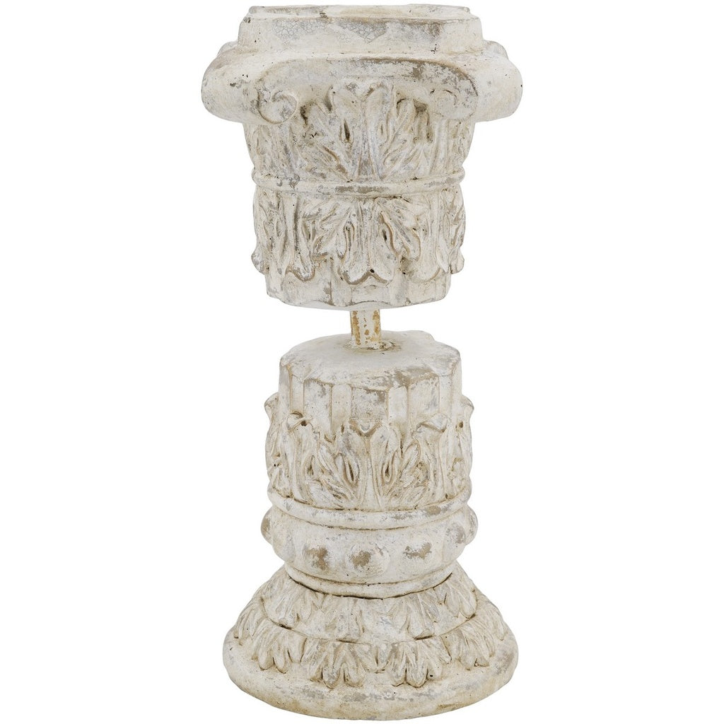 ROMAN RUIN CANDLE HOLDER - ROUND
