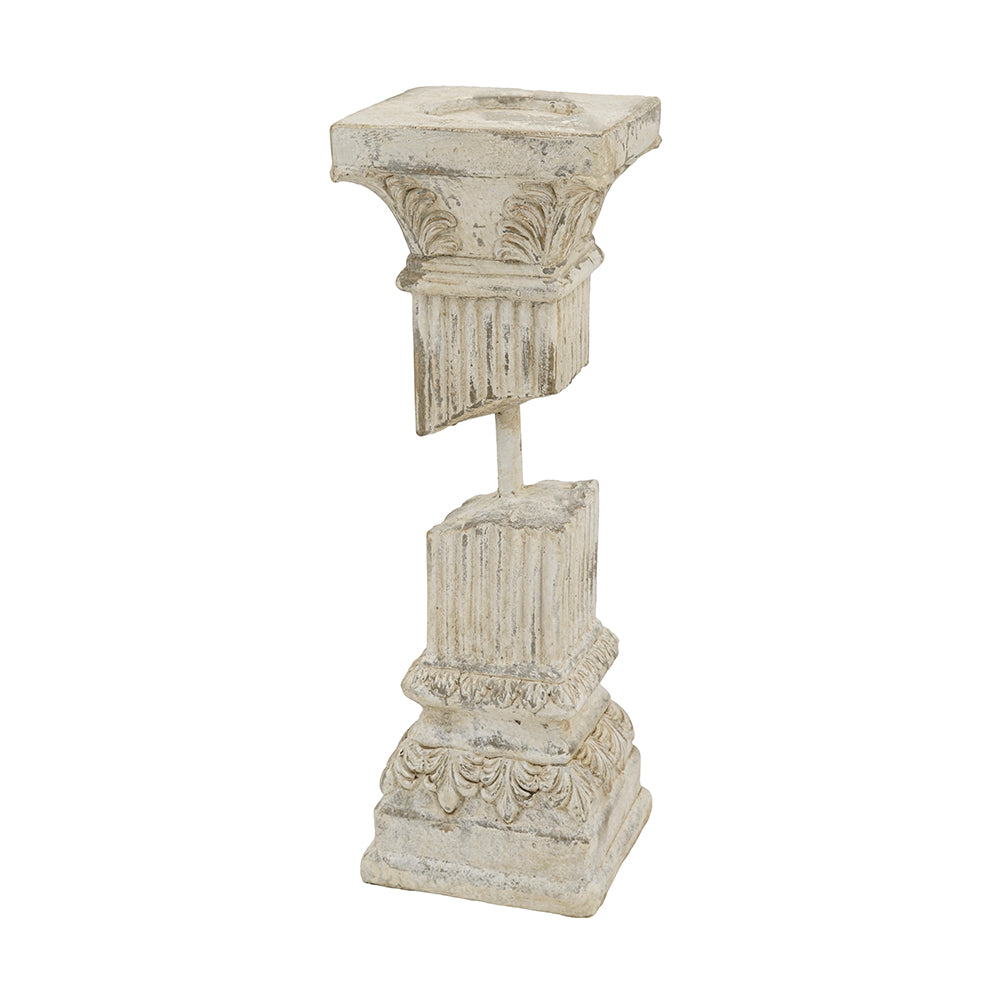 ROMAN RUIN CANDLE HOLDER - SQUARE