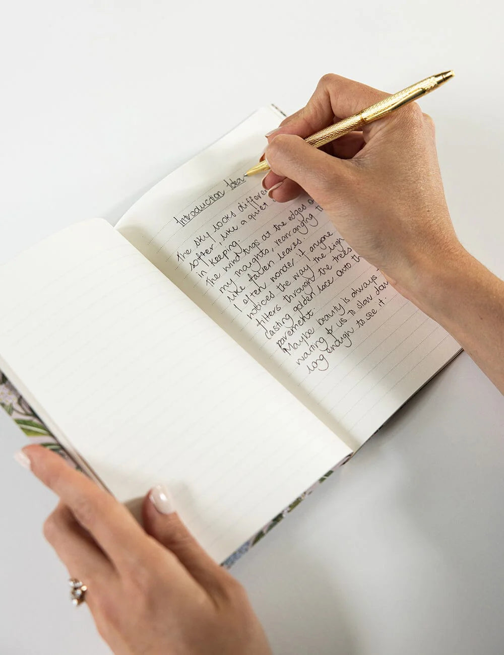 SUMMER GARDEN LINED POCKET NOTEBOOK