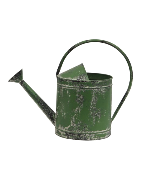 VINTAGE METAL WATERING CAN