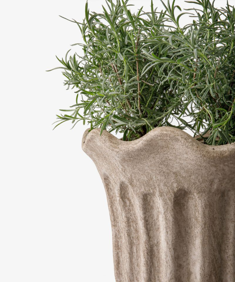 PRE ORDER: TERRA FLUTED PLANTER - LARGE