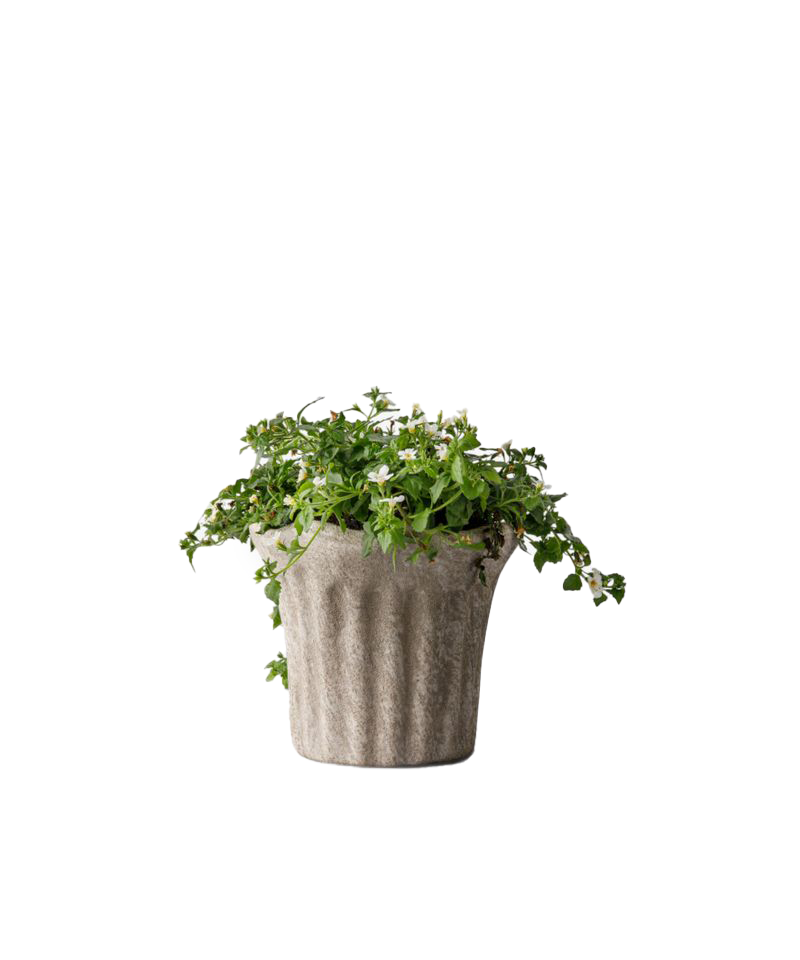 PRE ORDER: TERRA FLUTED PLANTER - SMALL