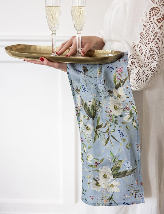 LIMITED EDITION: ENGLISH GARDEN LINEN TEATOWEL