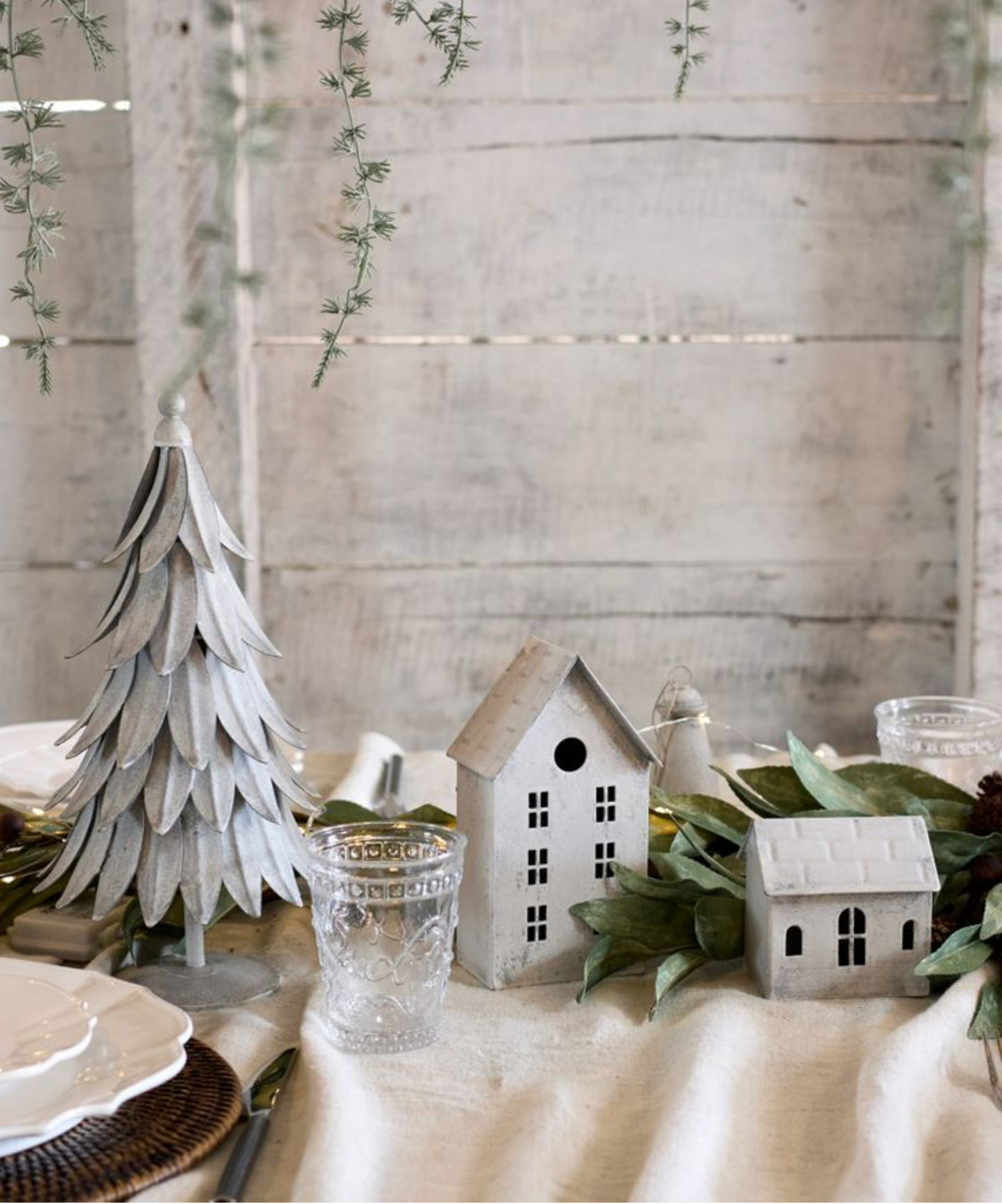 PRE ORDER: ZINC TEALIGHT HOUSE - TALL