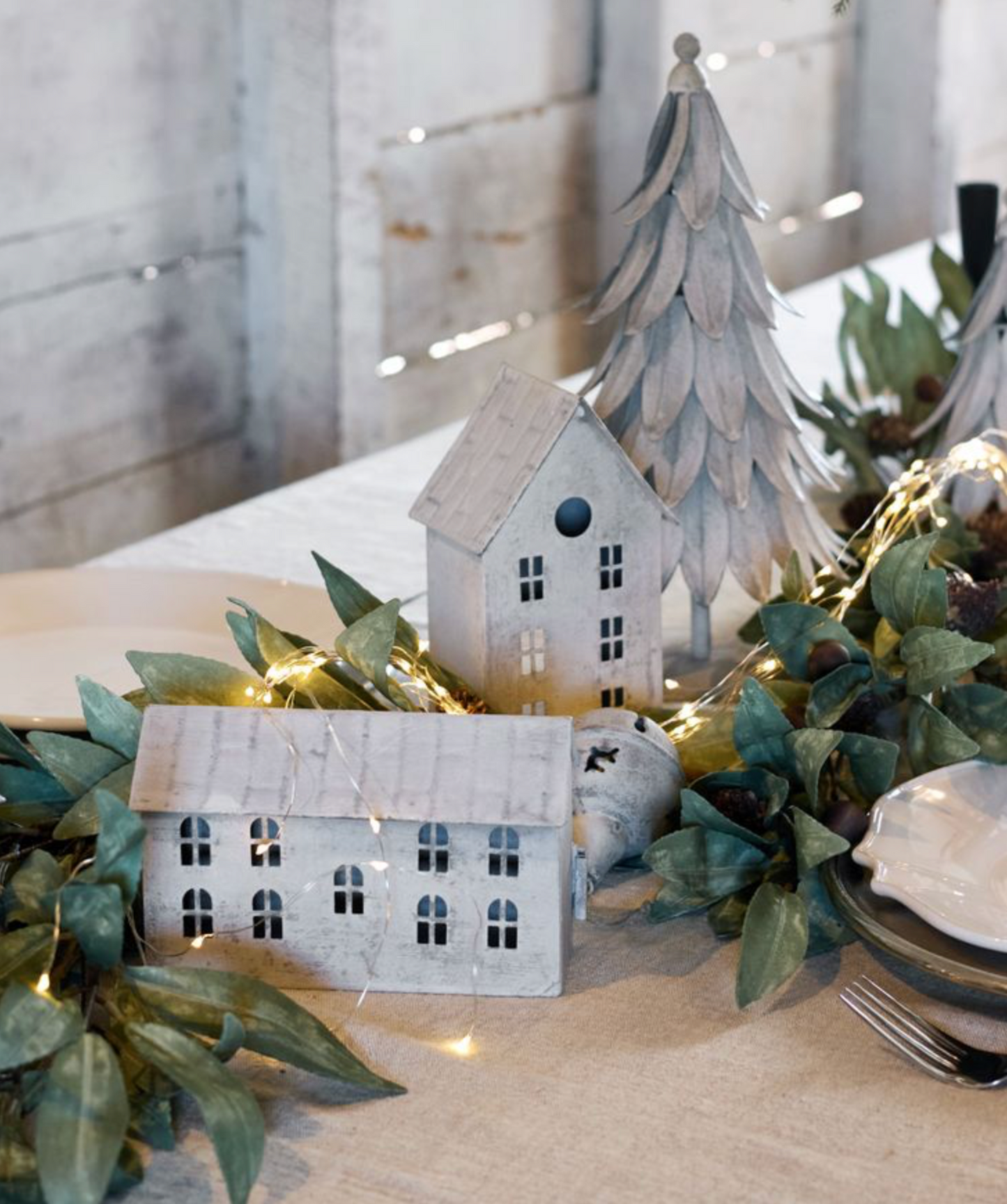 PRE ORDER: ZINC TEALIGHT HOUSE - LONG