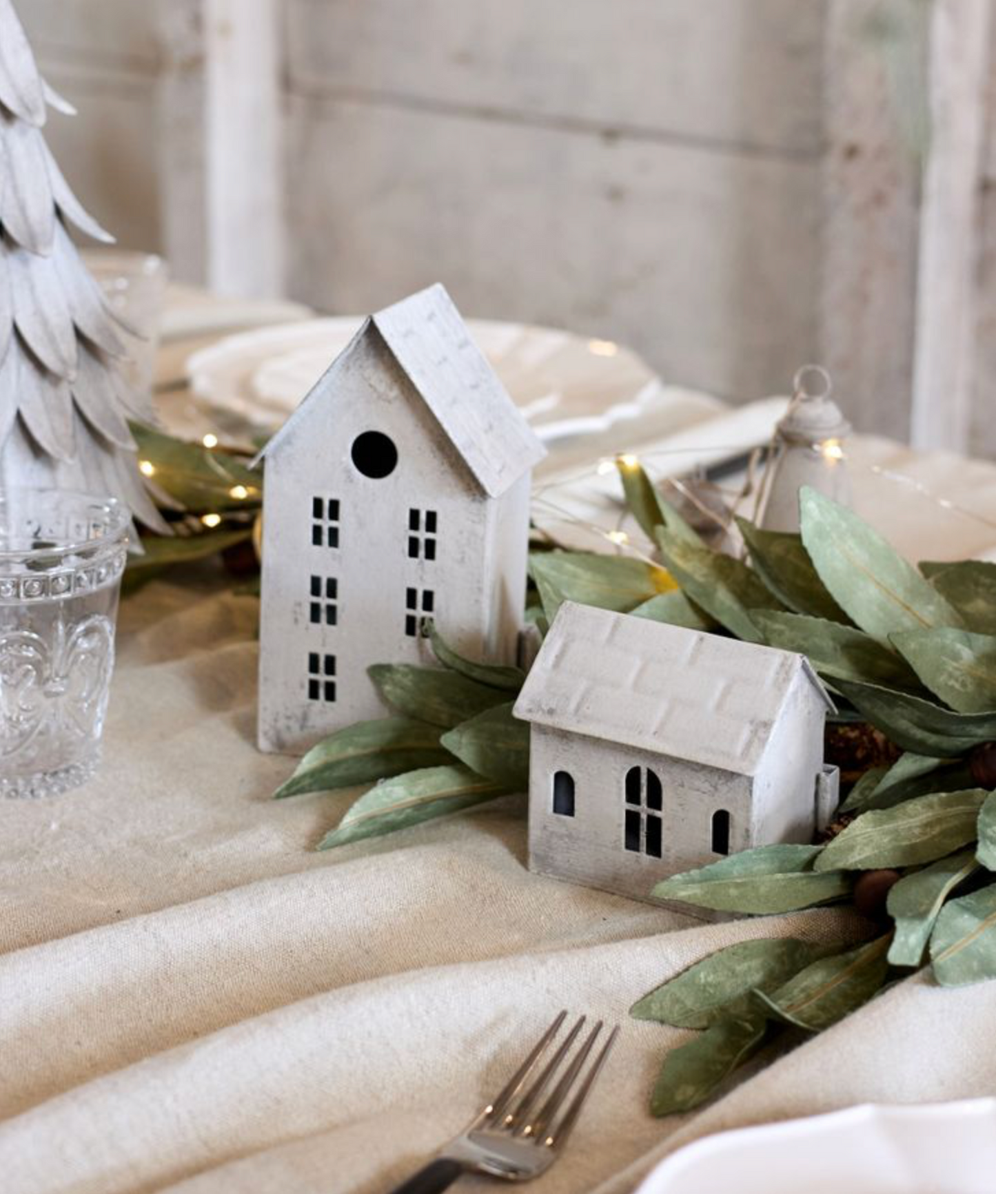 PRE ORDER: ZINC TEALIGHT HOUSE - SMALL