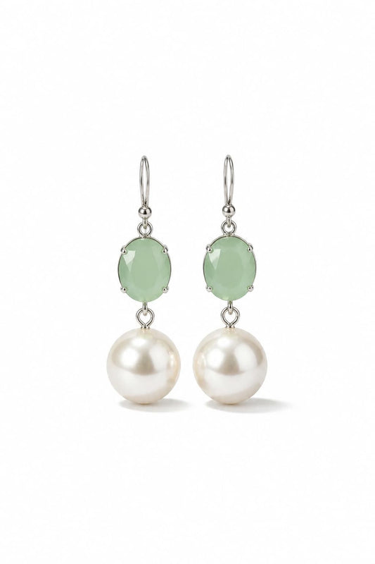 VERDE PEARL EARRINGS