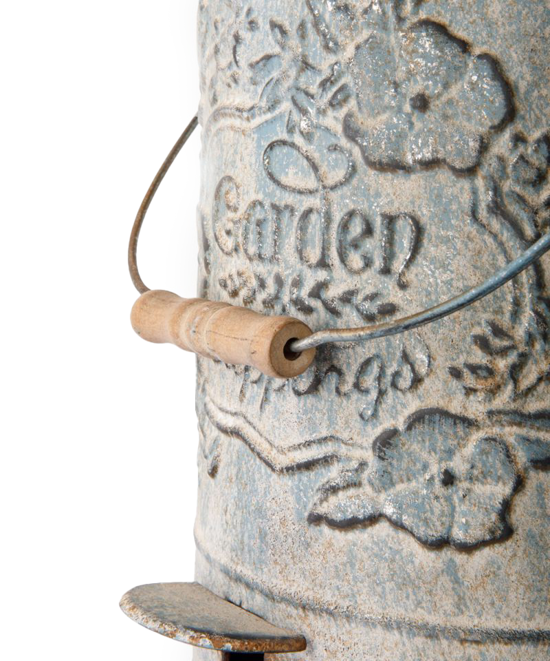 PRE ORDER: VINTAGE GARDEN WASTE BIN - ANTIQUE BLUE