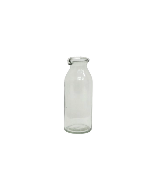 CLEAR BOTTLE VASE - TALL
