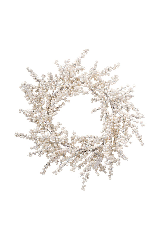 WHITE PEARL WREATH