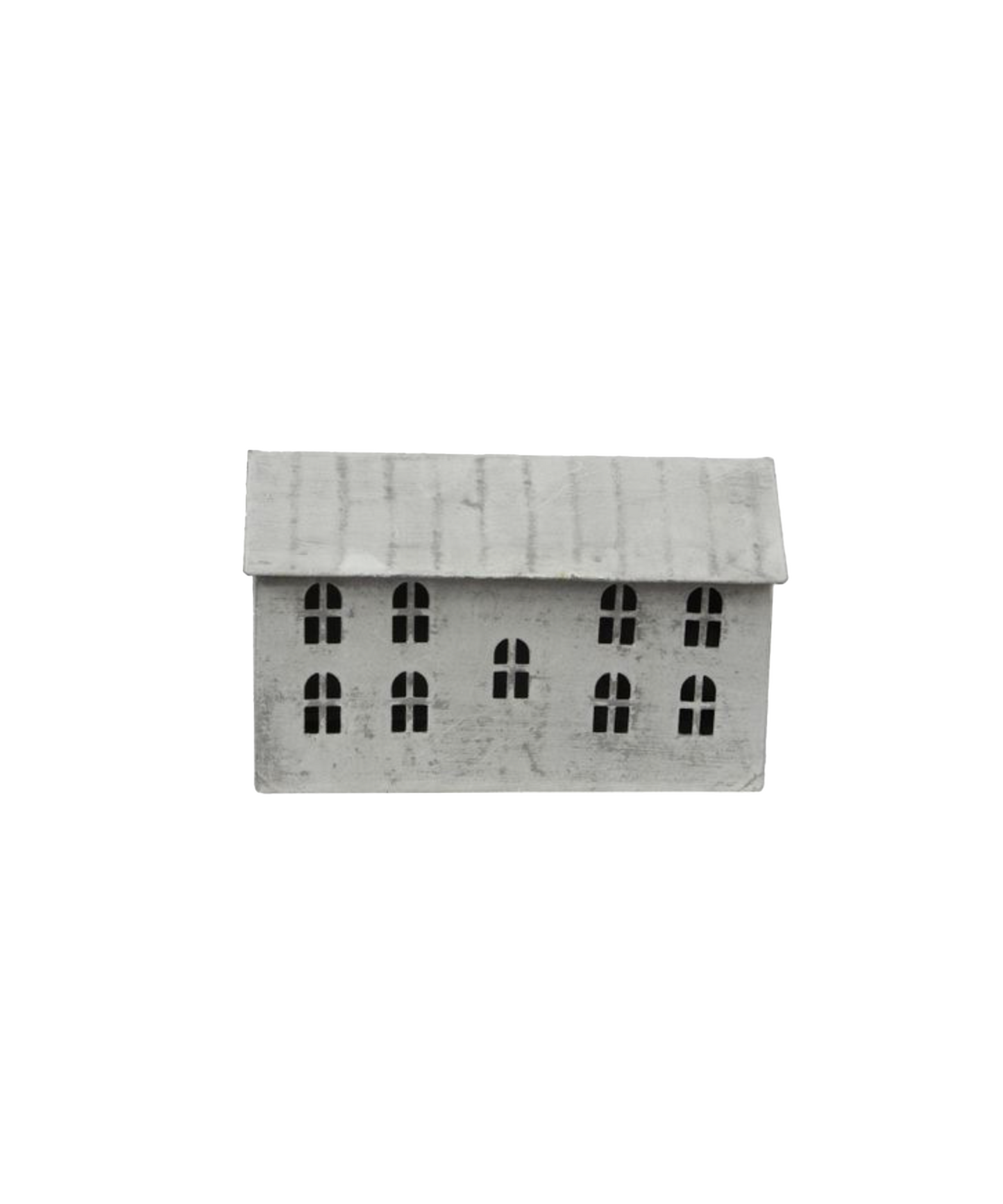 PRE ORDER: ZINC TEALIGHT HOUSE - LONG
