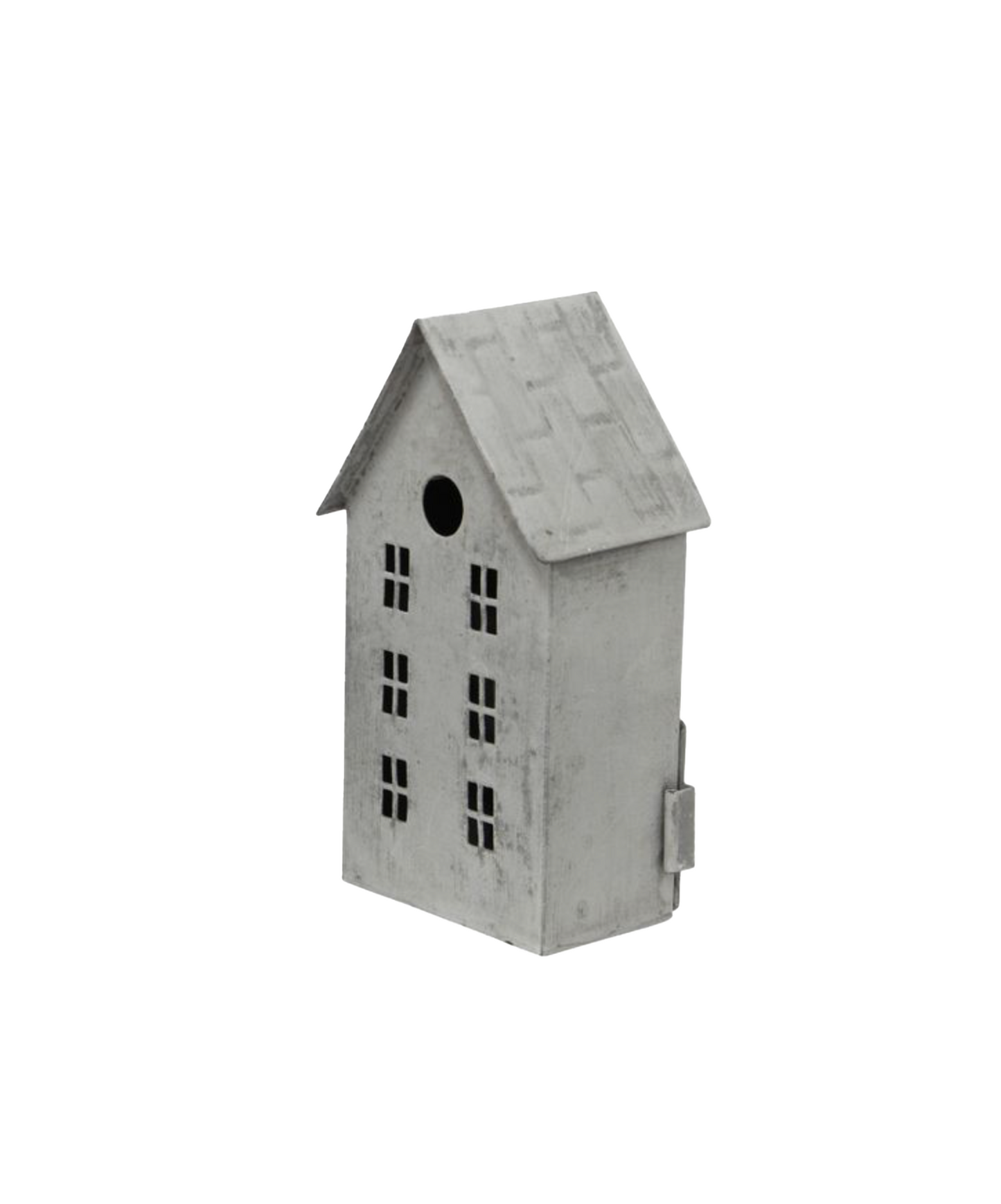 PRE ORDER: ZINC TEALIGHT HOUSE - TALL