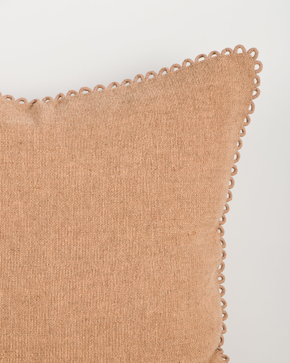 ALDEN REVERSIBLE 55 X 55CM CUSHION - CLAY