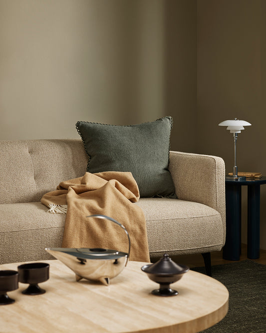ALDEN REVERSIBLE 55 X 55CM CUSHION - SAGE