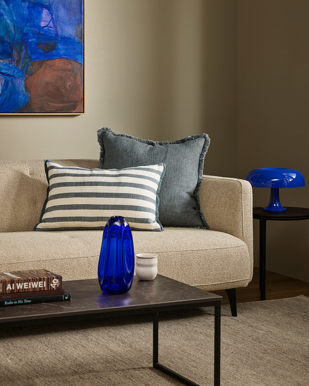 CALDEN 60 X 40CM CUSHION - CLOUDBURST