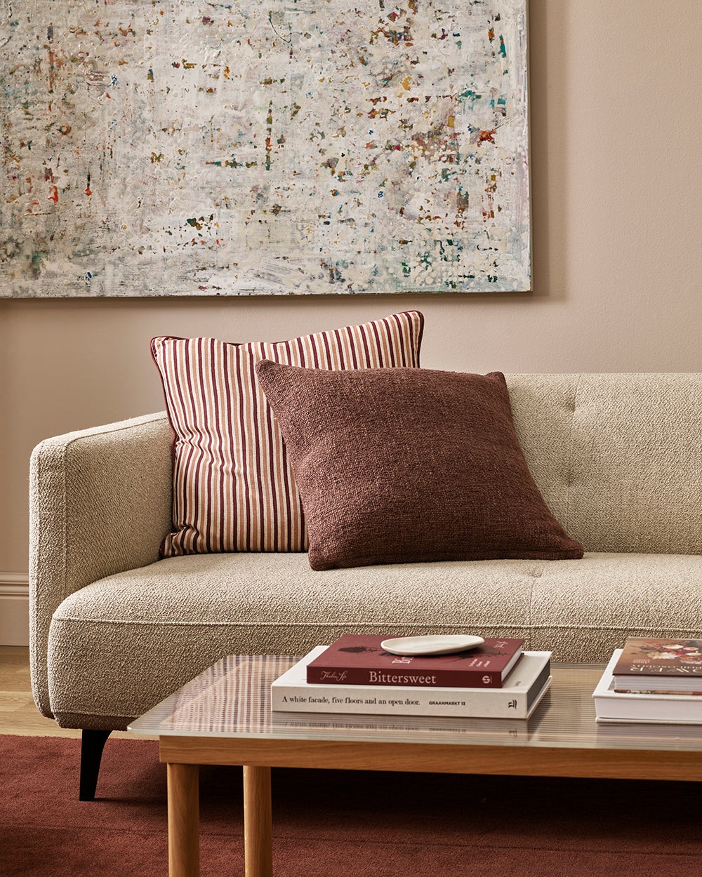 CYPRIAN 50 X 50CM CUSHION - ESPRESSO