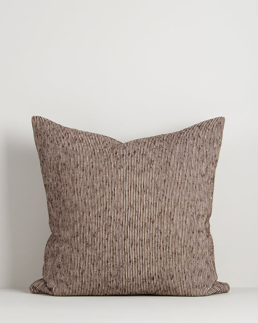 DALTON 55 X 55CM CUSHION - CHOCOLATE