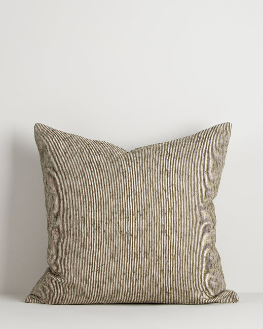DALTON 55 X 55CM CUSHION - OLIVE