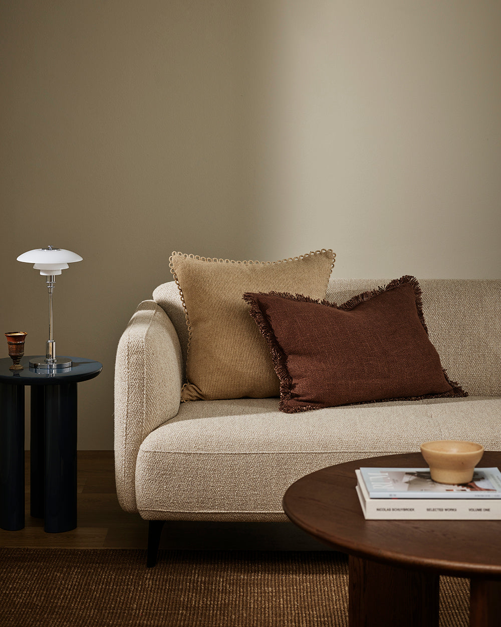 DOVER 60 X 40CM CUSHION - CHOCOLATE