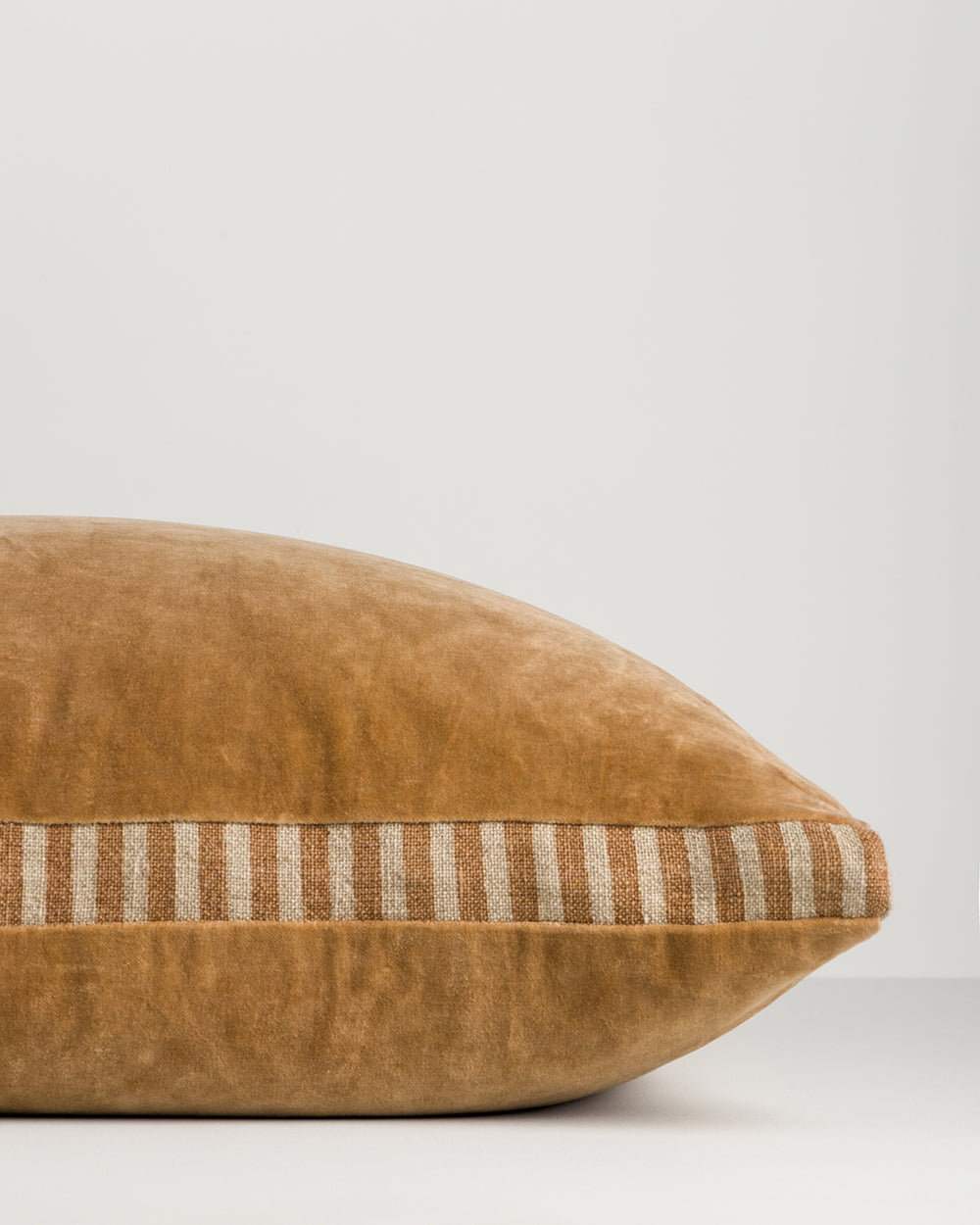 EDWARD VELVET 50 X 50CM CUSHION - BUTTERSCOTCH