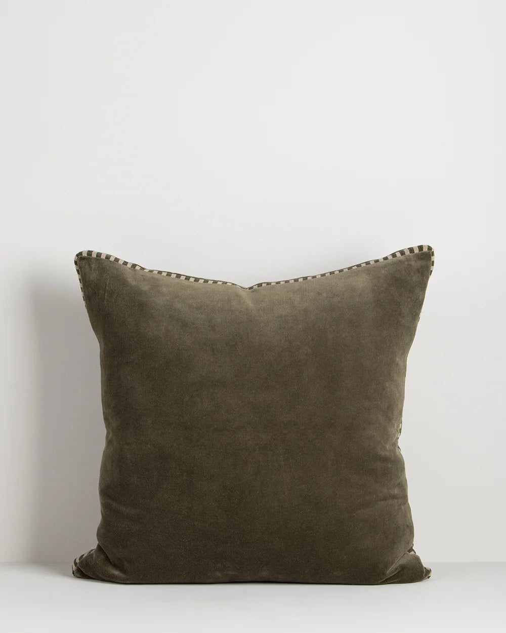 EDWARD VELVET 50 X 50CM CUSHION - THYME