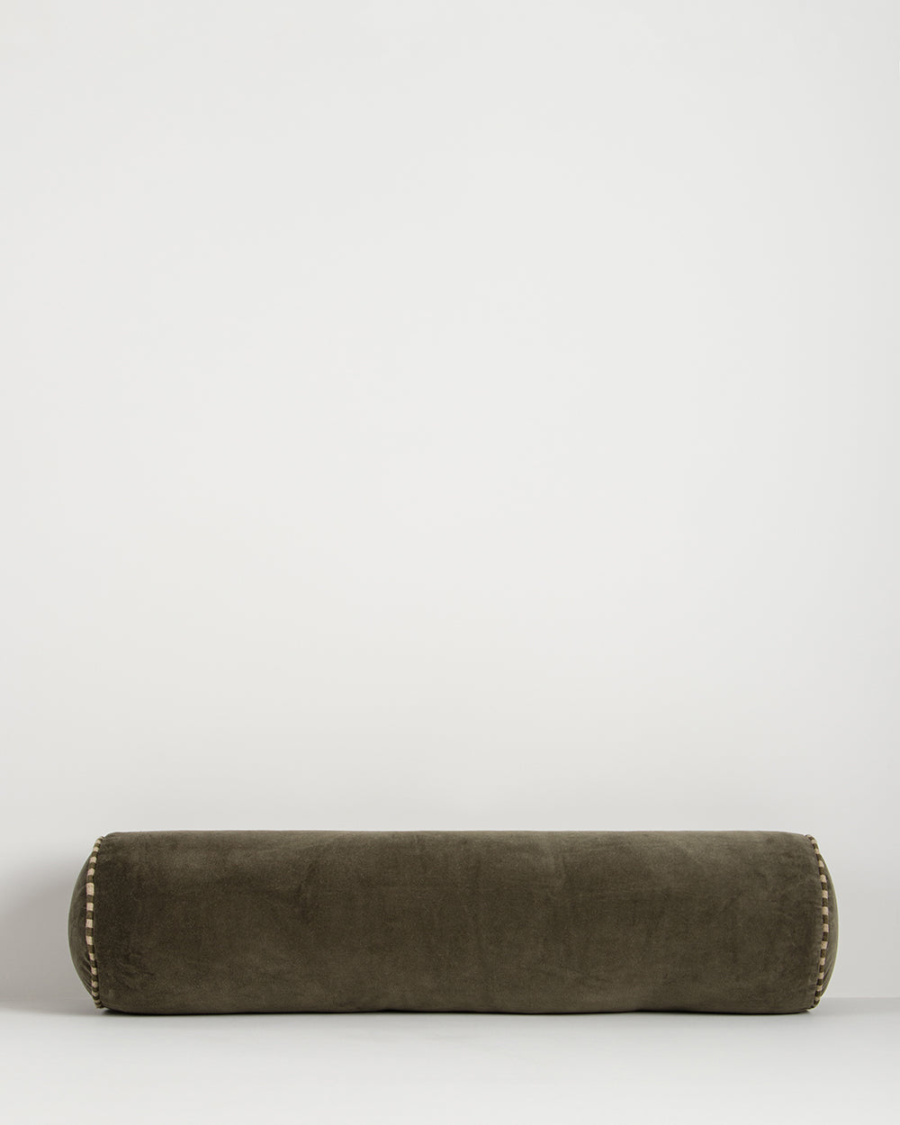 ELLIOT VELVET BOLSTER CUSHION - THYME