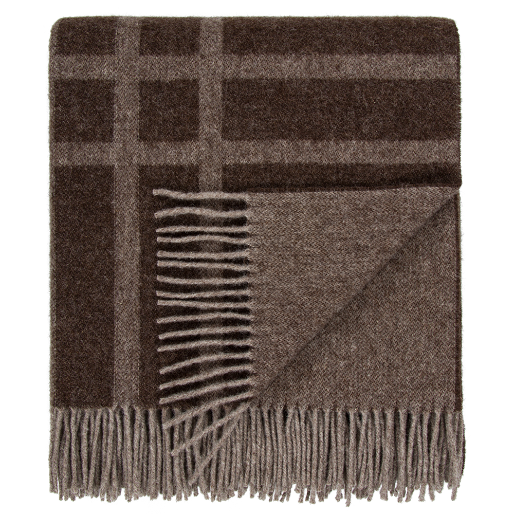 FIORDLAND THROW - WALNUT