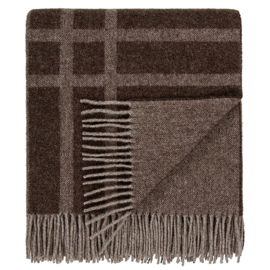 FIORDLAND THROW - WALNUT