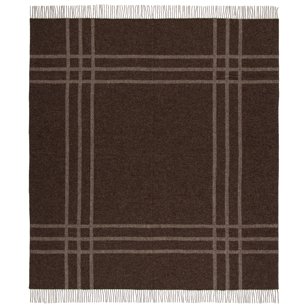 FIORDLAND THROW - WALNUT