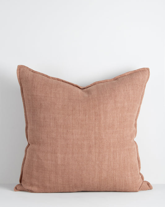 FLAXMILL 60 X 60CM CUSHION - CLAY