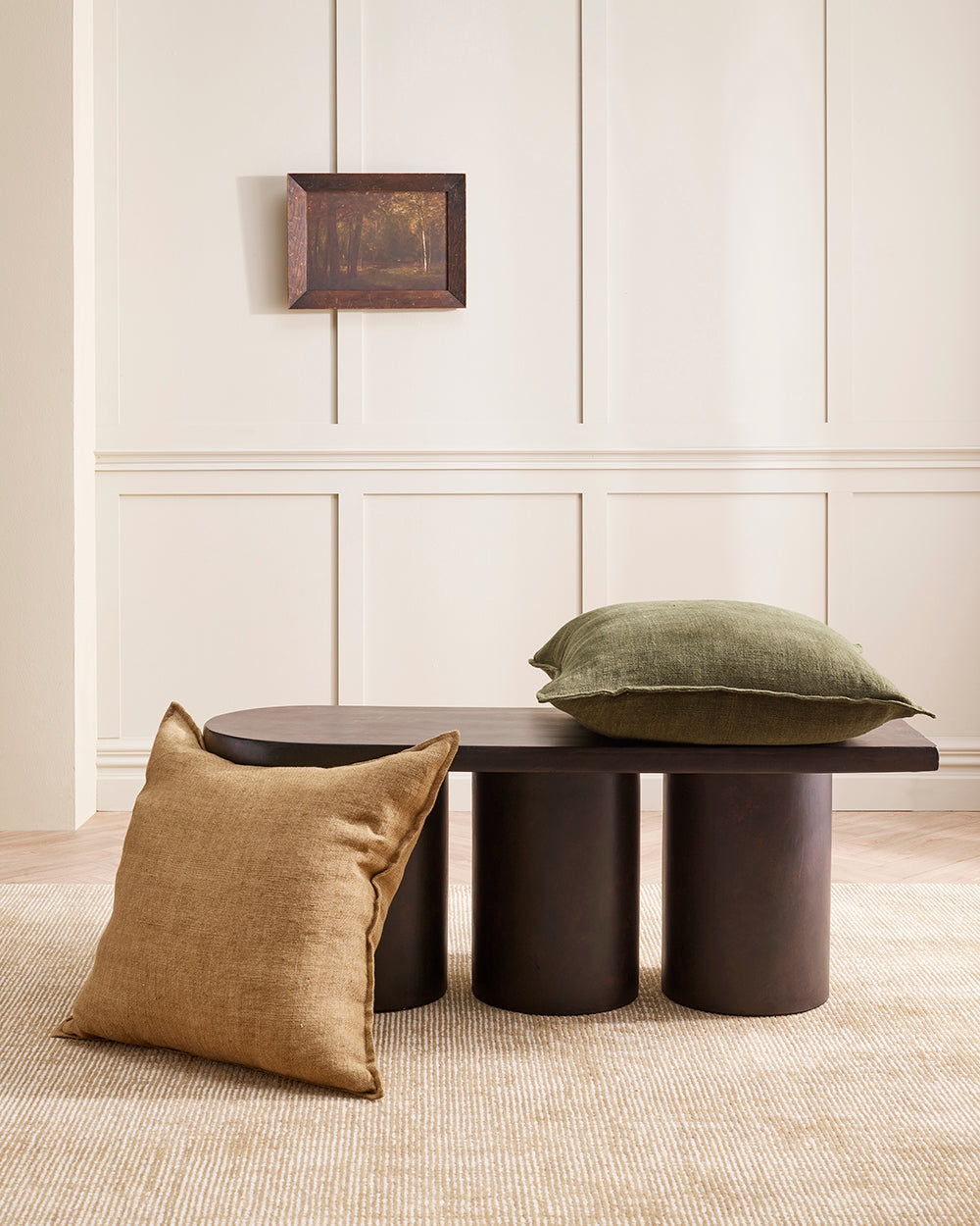 FLAXMILL 60 X 60CM CUSHION - FENUGREEK