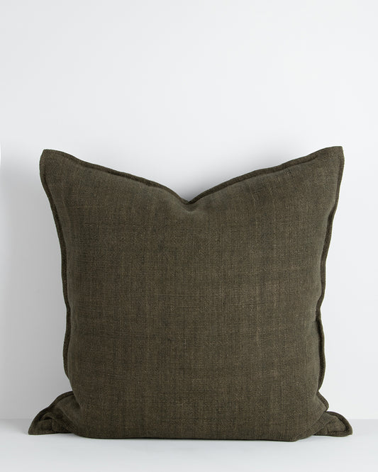 FLAXMILL 60 X 60CM CUSHION - WINTER MOSS