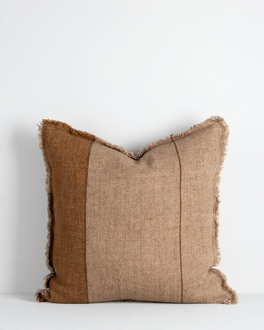 FRANKTON 50 X 50CM CUSHION - CARAMEL