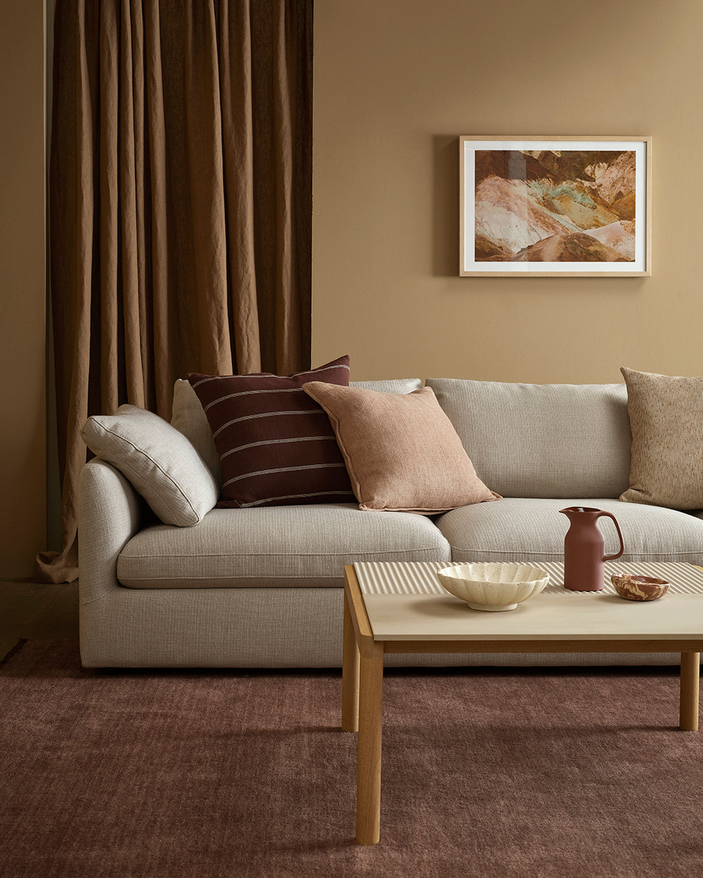 JUNO 55 X 55CM CUSHION - MULBERRY