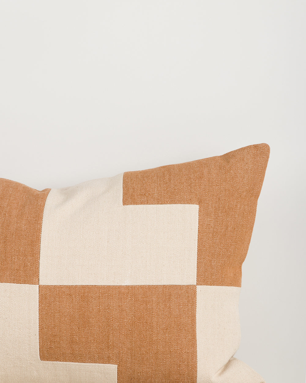 KILN 60 X 45CM CUSHION - OAT / CARAMEL
