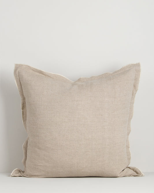 LINDEN 55 X 55CM LINEN CUSHION - LINEN