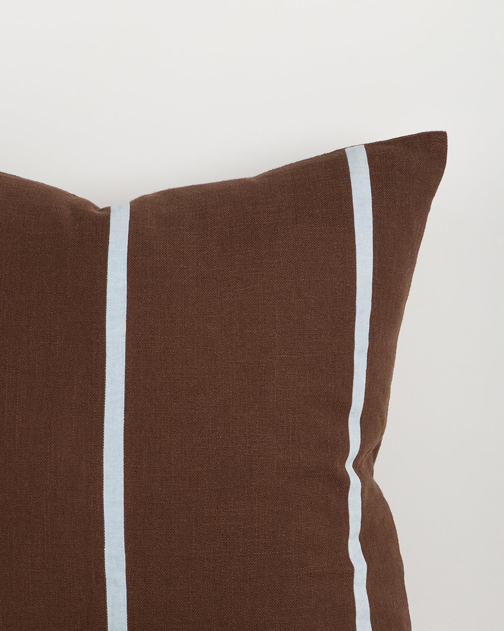 OTIS 55 X 55CM CUSHION - CHOCOLATE / SKY