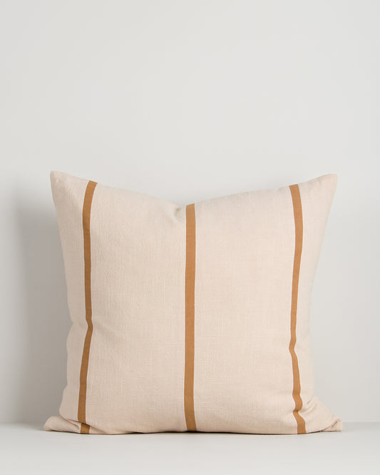 OTIS 55 X 55CM CUSHION - OAT / CARAMEL