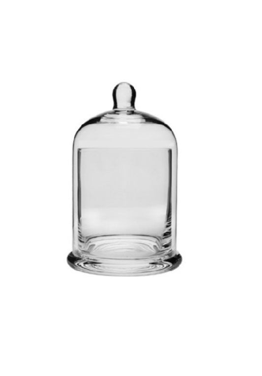 CONDIMENT GLASS HOLDER WITH DOME - SMALL