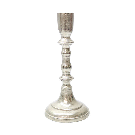 RAW SILVER CANDLE STICK