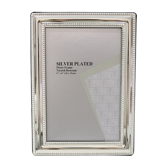 SILVER PLATED 6X4" PHOTO FRAME
