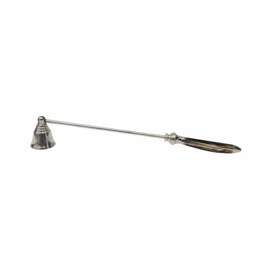 SOHO CANDLE SNUFFER IN BONE & STAINLESS STEEL