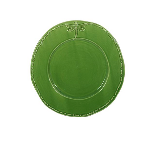 DRAGONFLY STONEWARE LUNCH PLATE