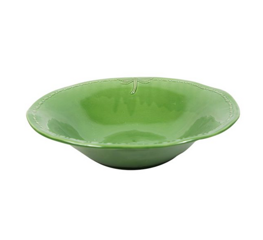DRAGONFLY STONEWARE SALAD BOWL - SMALL