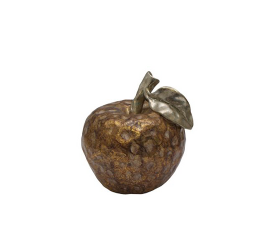 GOLD APPLE ORNAMENT