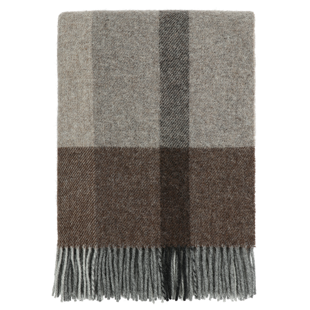 BRUNSWICK NZ WOOL THROW - BRACKEN