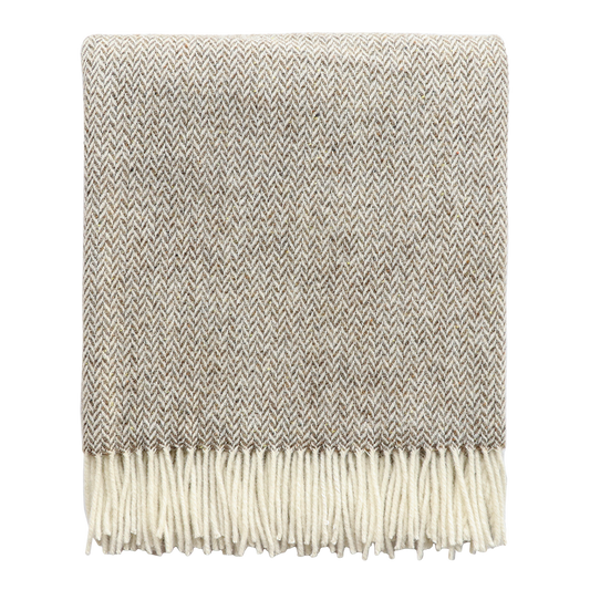 FEATHERSTON BRACKEN NZ LAMBS WOOL THROW