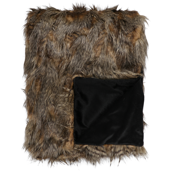 RED FOX FAUX FUR THROW – Copperblue Home & Décor