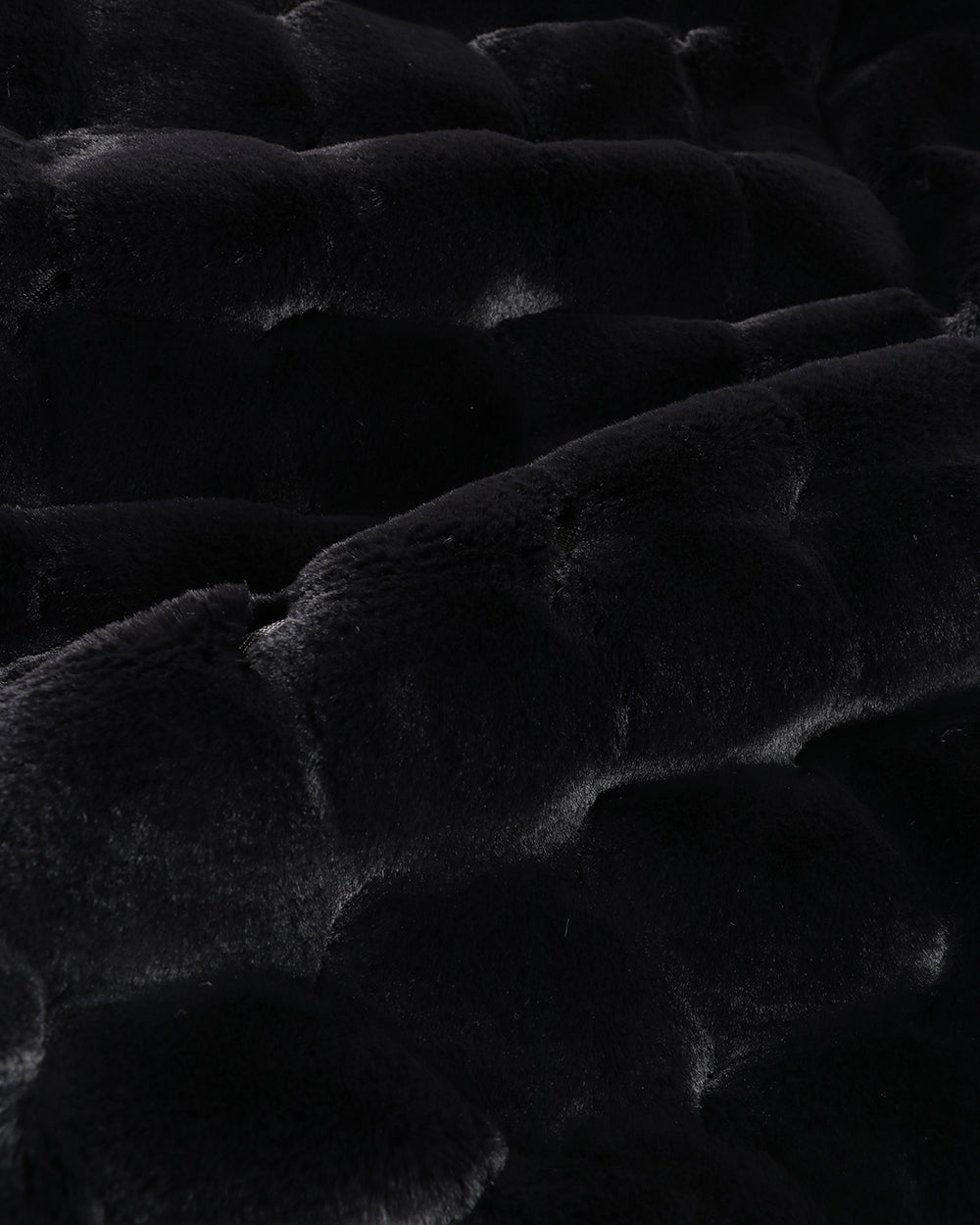 VALENTINA BLACK FAUX FUR CUSHIONS